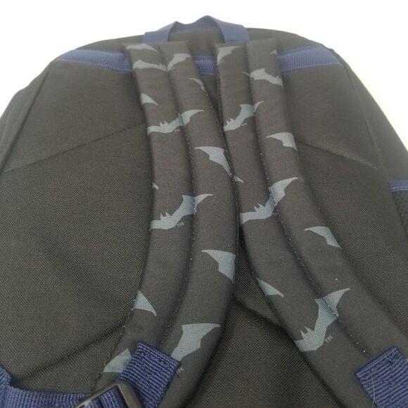 NWT. DC The Batman Backpack. Black. Red. Full size. - Picture 6 of 14